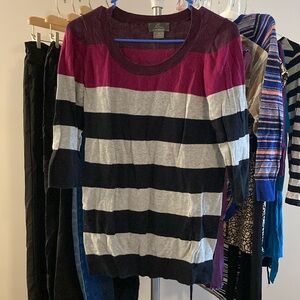 Oh Baby by Motherhood Maternity size Small Striped Sweater